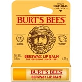 Burt's Bees 100% Natural Origin Moisturizing Beeswax Lip Balm, Peppermint, 1-Pack, 0.15 oz