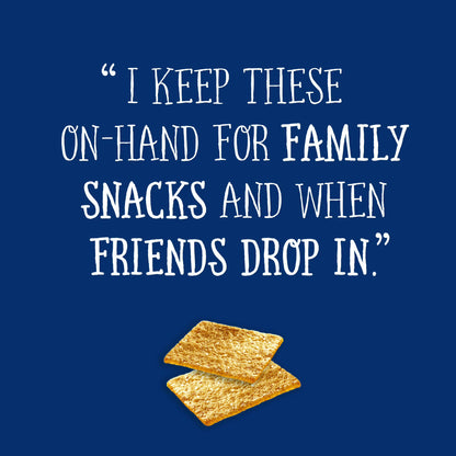 Wheat Thins Original Snacks, Whole Grain Wheat Crackers, Snack Crackers, Family Size, 14 oz
