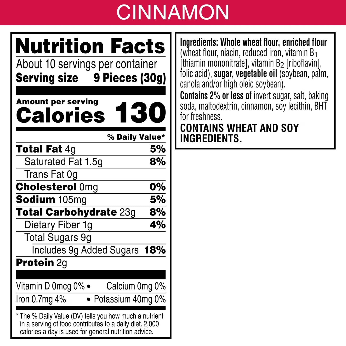 (6 pack) Kellogg's Cinnamon Baked Graham Cracker Sticks, Lunch Snacks, 11 oz