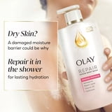 Olay Intensely Hydrating Body Wash, Hyaluronic Serum Complex, 28 fl oz