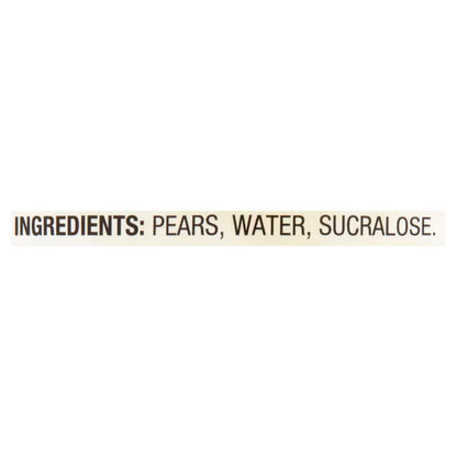 Great Value No Sugar Added Canned Sliced Pears, 14.5 oz