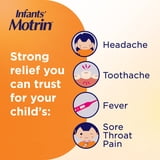 Motrin Infant Ibuprofen Dye-Free, Fever Reducer, Oral Suspension Liquid, Berry Flavor 1 Fl Ounce