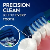 Oral-B Toothbrush, Pro Clean Cross Action, Deep Plaque Removal, Medium, 4 Count