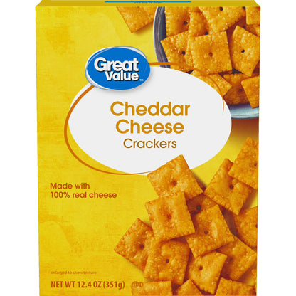 Great Value Cheese Crackers, 12.4 oz