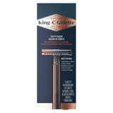 King C. Gillette Men's Double Edge Safety Razor with 5 Double Edge Refill Blades, Chrome
