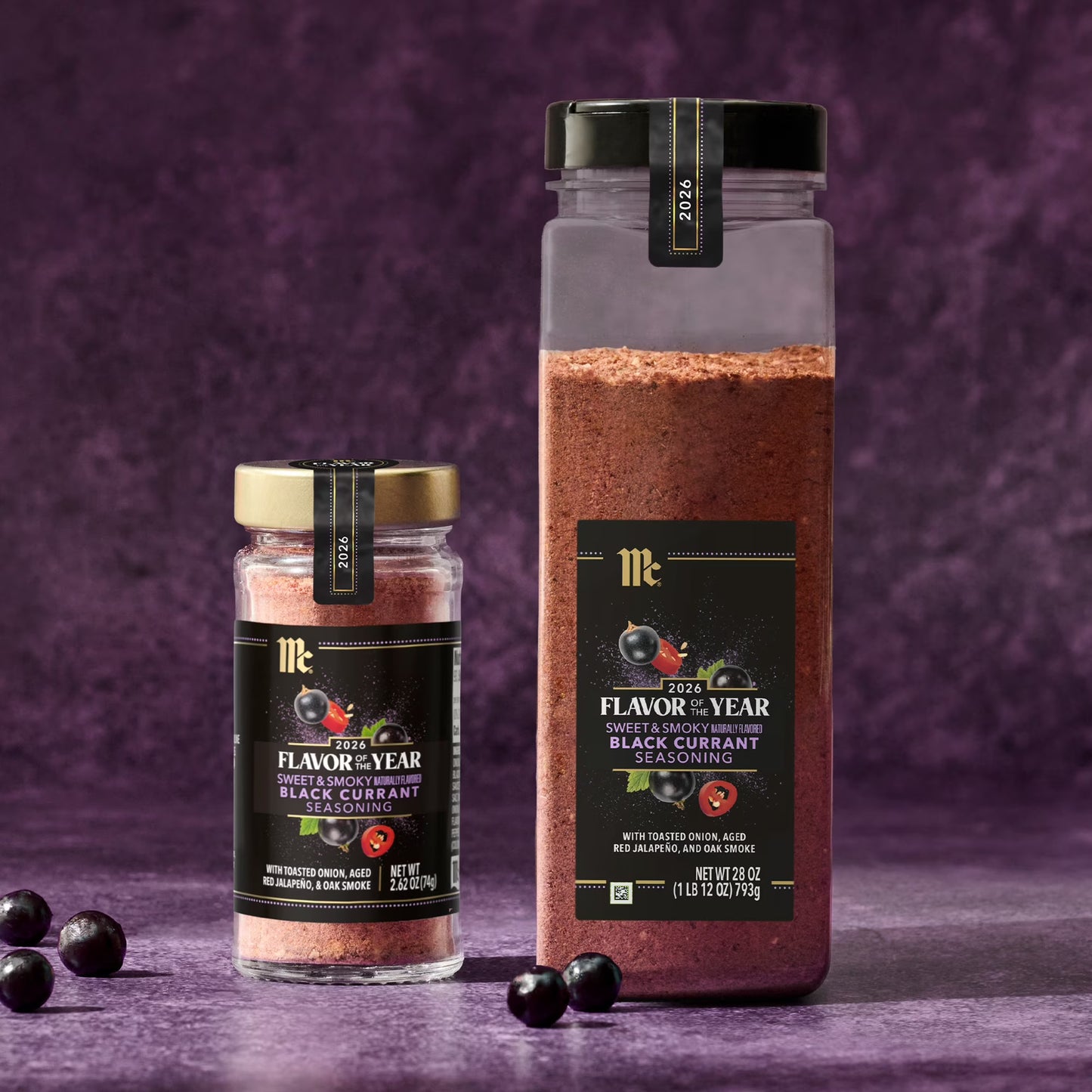 McCormick Sweet & Smoky Black Currant Seasoning, 2.62 oz Bottle