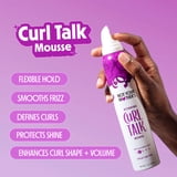 Not Your Mother's Curl Talk Curl Activating Hair Mousse for Lightweight Hold, 7 oz