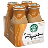Starbucks Frappuccino Chilled Coffee Drink, Caramel, 4 count, 9.5 fl oz Bottles