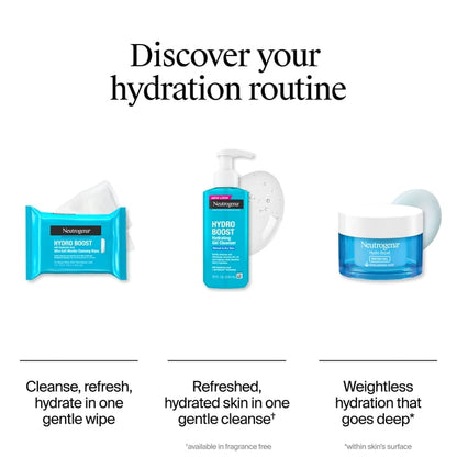 Neutrogena Hydro Boost Makeup Remover Wipes & Face Cleansing Towelettes, 25 Count