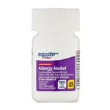 Equate Fexofenadine Hydrochloride USP Non-Drowsy Allergy Relief Tablets, 180 mg, 45 Count