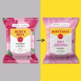 (3 pack) Burt's Bees Micellar Facial Towelettes With Rose Water, 30 ct. Package