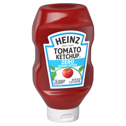 Heinz Tomato Ketchup with No Sugar Added, 29.5 oz Bottle