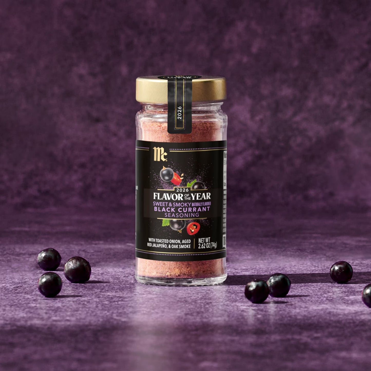 McCormick Sweet & Smoky Black Currant Seasoning, 2.62 oz Bottle