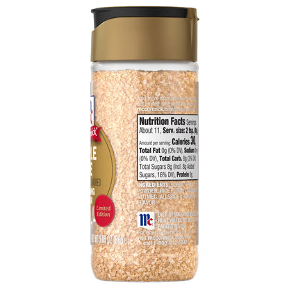 McCormick Apple Pie Finishing Sugar, 3.06 oz Bottle