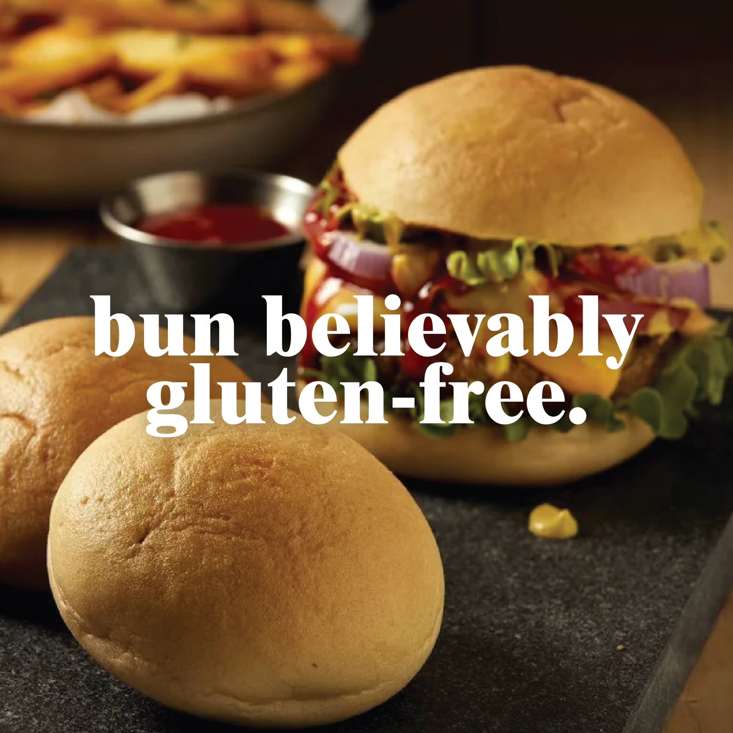 Schar Gluten Free Hamburger Buns, Shelf-Stable, 10.6 oz (4 Count)