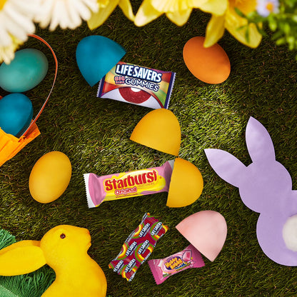 Skittles, Starburst, Life Savers & Hubba Bubba Easter Basket Skittles, Starburst, Life Savers & Hubba Bubba Easter Basket Stuffers - 140 Ct BagStuffers - 140 Ct Bag