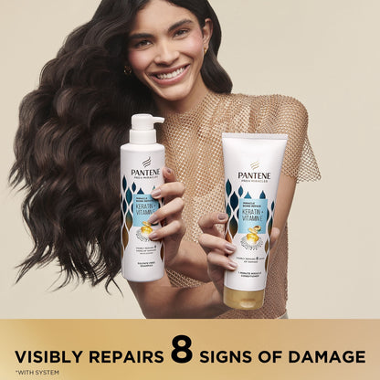 Pantene Pro-V Conditioner Miracle Bond Repair Keratin + Vitamin E 1 Minute Miracle, 10.9 fl oz for All Hair Types