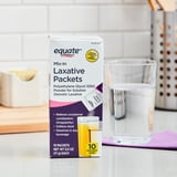 (3 pack) Equate Mix-in Laxative Packets for Constipation Relief, Polyethylene Glycol 3350, 10 Count