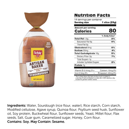 Schar Gluten Free Artisan Baker Multigrain Bread