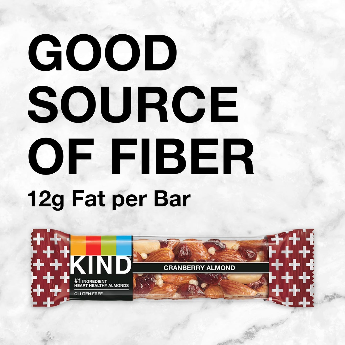 (6 pack) KIND Gluten Free Cranberry Almond Snack Bars, 1.4 oz, 6 Count, Cardboard Box
