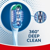 Colgate 360 Deep Clean Toothbrush Pack, Medium Adult Toothbrushes, 2 Pack
