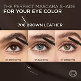 L'Oreal Paris Voluminous Panorama Mascara, Brown Leather Washable 705, 0.33 fl oz