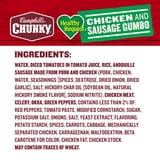 (4 pack) Campbell's Chunky Soup, Healthy Request Chicken and Sausage Gumbo, 18.8 oz Can