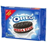 OREO Mega Stuf Chocolate Sandwich Cookies, Party Size, 1 lb 9.35 oz