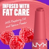 NYX Professional Makeup Fat Matte Lipstick, Smooth Color Long Lasting Lipstick, Pink Puff, 0.07 oz