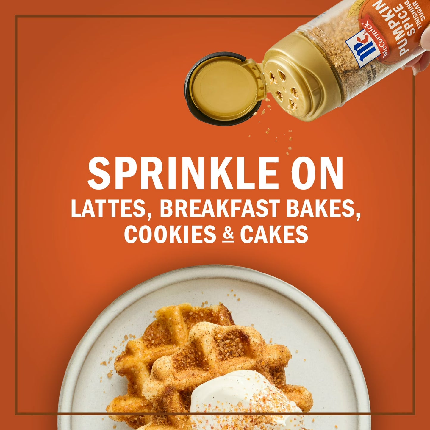 McCormick Pumpkin Spice Finishing Sugar, 3.66 oz Bottle