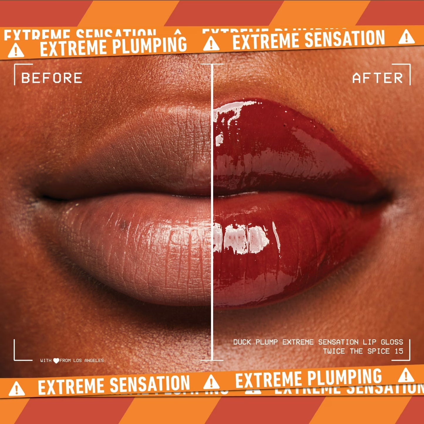 NYX Professional Makeup Duck Plump Extreme Sensation Lip Plumping Gloss, Twice the Spice, 0.23 fl oz