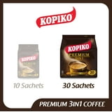 Kopiko Premium Coffee 3-in-1 – 21 oz (30 Sachets) Hard Candy