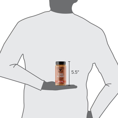Fire & Smoke Society Texas Hickory BBQ Seasoning Blend for Grilling, 10 oz Mixed Spices & Seasonings
