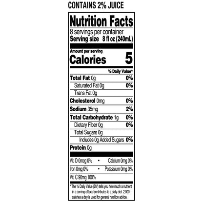 Great Value Zero Sugar Pineapple Passionfruit Juice, 64 fl oz