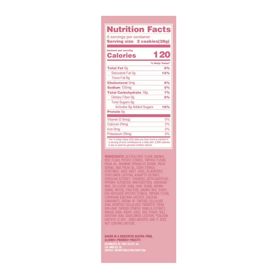 Cybele’s Free to Eat, Gluten-Free & Vegan, Soft-Baked, Confetti Cookies, 6oz, 12 Count