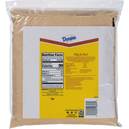 Domino Premium Pure Cane Light Brown Sugar 4# Zipper-Pak