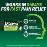 Excedrin Extra Strength Pain Relief Caplets for Headache Relief, Acetaminophen 250Mg, Aspirin 250Mg, Caffeine 65Mg, Pain Reliever, 200 Count