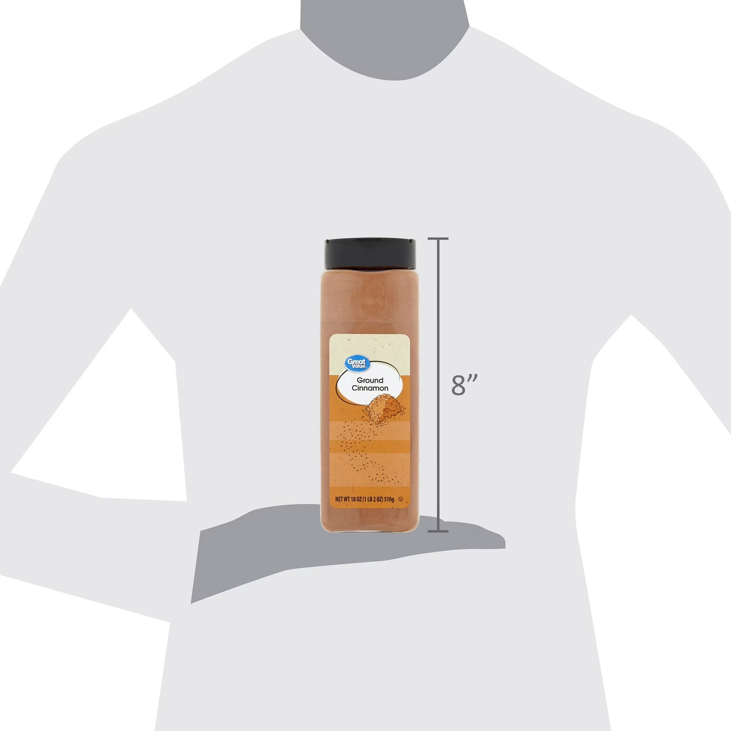 Great Value Ground Cinnamon, 18 oz
