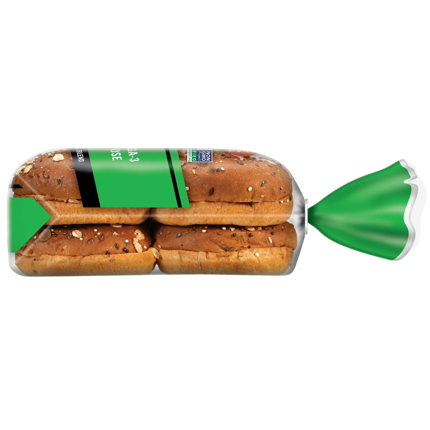 Dave's Killer Bread 21 Whole Grains and Seeds Organic Hamburger Buns, 8 Count, Shelf-Stable