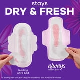 Always Radiant with FlexFoam Pads, Size 5, Extra Heavy Overnight, with Wings, Unscented, 34 Count