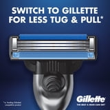 Gillette Mach3 Razor Men 3 Blade Manual Razor ,1 Handle and 2 Blade Refills ,Silver