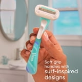 Venus Summer Surf Extra Smooth Sensitive Disposable Razors, 2 Count