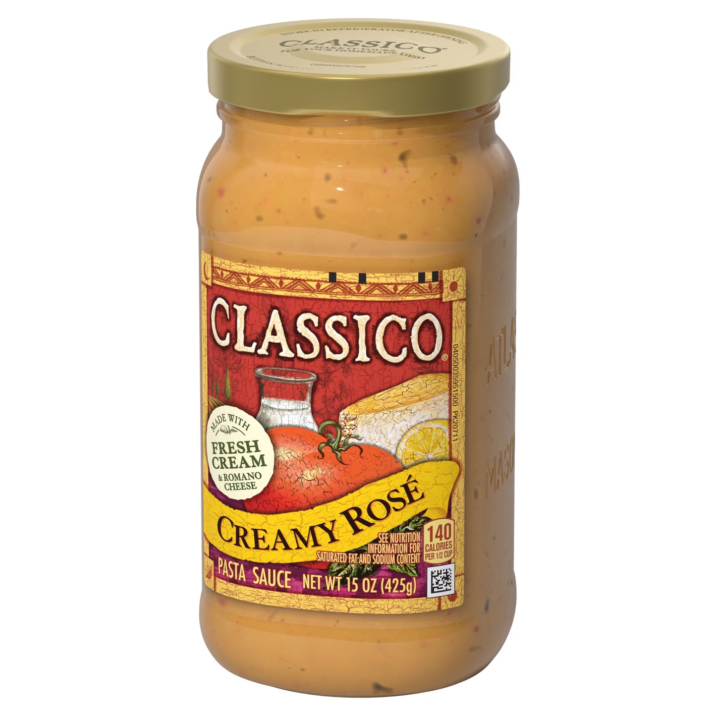 Classico Creamy Rosé Pasta Sauce, 15 oz Jar