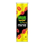 (12 pack) Funyuns Minis Flamin Hot Flavored Onion Rings, 2.785 oz Canister