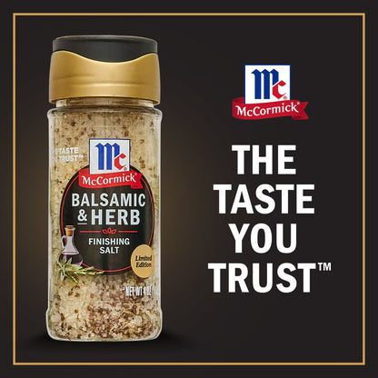 McCormick Balsamic & Herb Finishing Salt, 4.0 oz Bottle