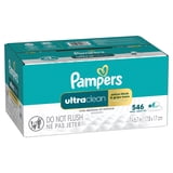 Pampers Ultra Clean Baby Wipes, 7-Pack 546 Wipes (Select for More Options)