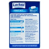 Lactaid Fast Act Lactose Intolerance Caplets, 120 ct.