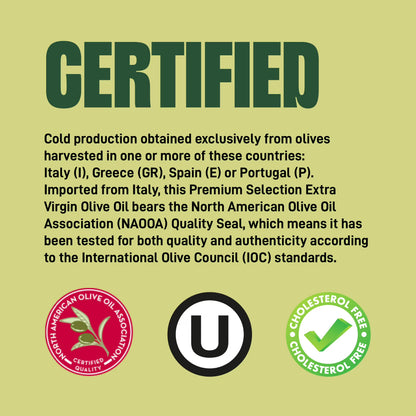 Colavita Premium Selection Extra Virgin Olive Oil, 34 Fluid Ounce