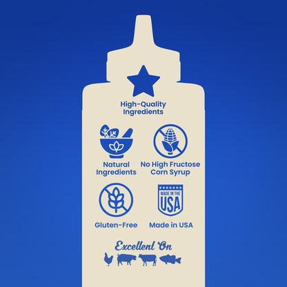 Blues Hog Original Barbecue Sauce Squeeze Bottle, Gluten-Free, 25 oz