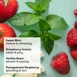 (2 pack) eos 100% Natural & Organic Lip Balm- Strawberry, Mint, Pomegranate, Vanilla, 0.14 oz, 4 Pack